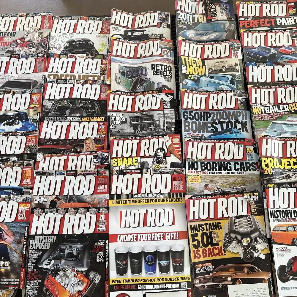 42 HOT ROD MAGAZINE From YEARs 2009-2016 Not Complete Various Months
